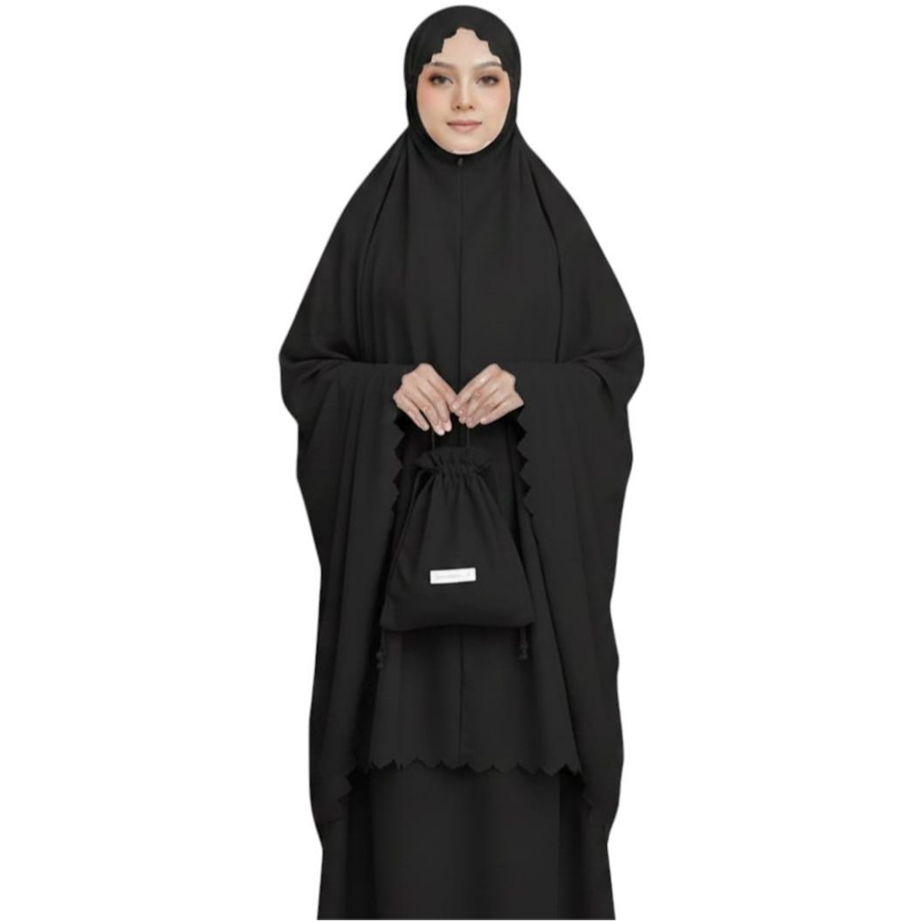 Mukena anak tanggung 2 in 1 Mukena anak tanggung katun polos Mukena anak tanggung traveling