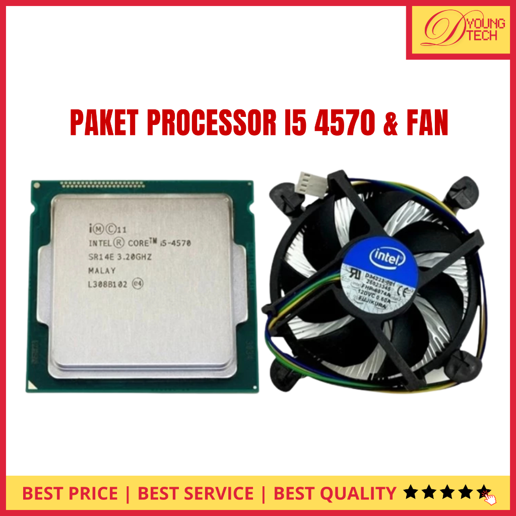 Processor Intel Core i5 4570 LGA 1150 Paket Fan Processor Tray - Intel Core i5 4570 / i5 4590 Lga 11