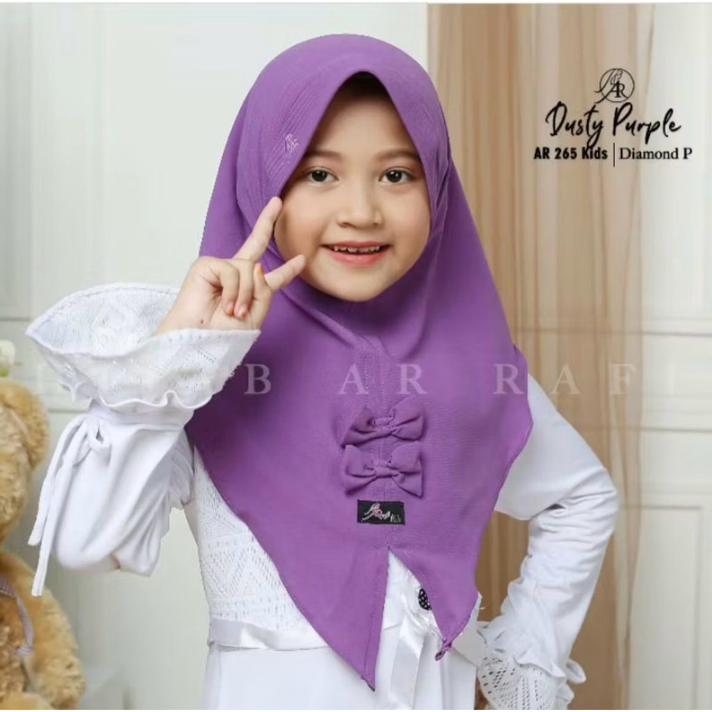 JILBAB ANAK AR 265 kids usia 2-4thn