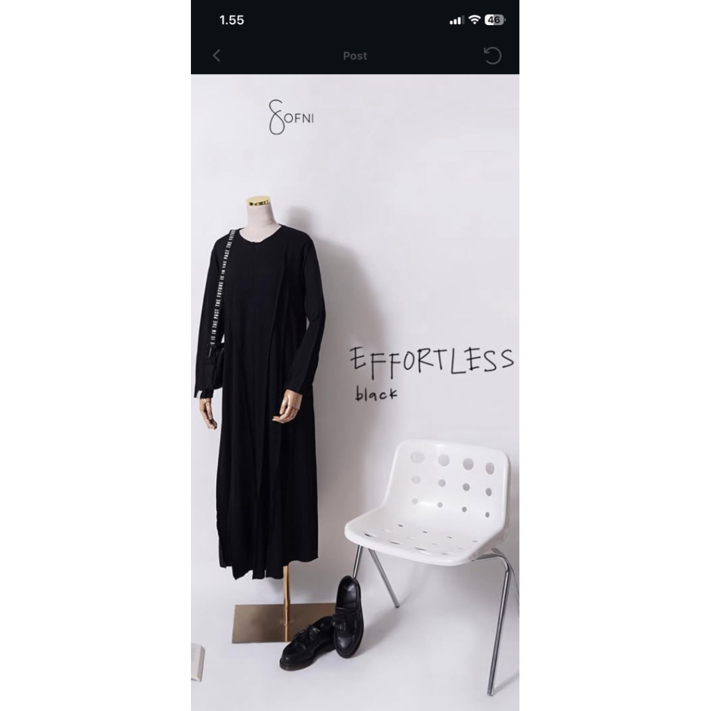 Preloved Sofni Effortless Black S