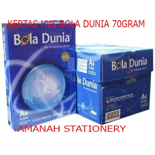 Bola Dunia A4 70 gram 1 Rim