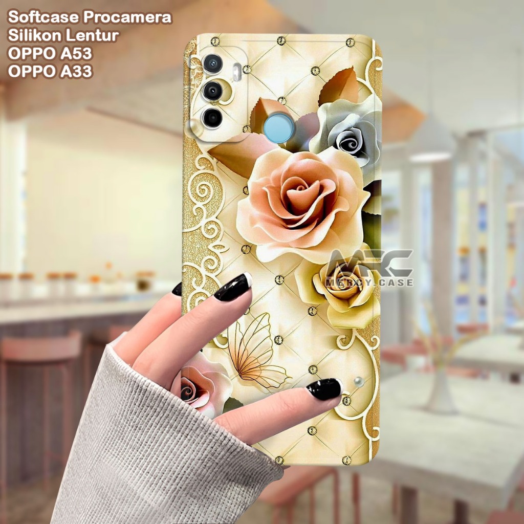 Case OPPO A53 - OPPO A33 - Casing Handphone - Karakter - Terbaru - Case - Silikon - Procamera - Soft