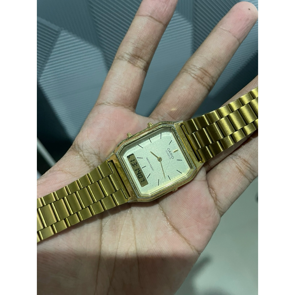 Casio AQ 230 gold
