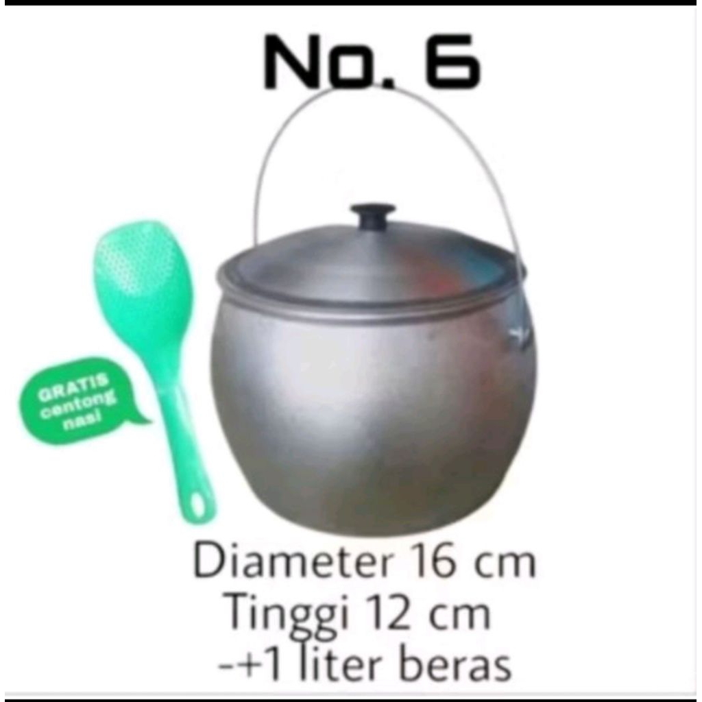 DISKON TERMURAH kastrol liwet NO 10 ukuran 3liter beras. panci liwet 3 liter - kastrol bintang