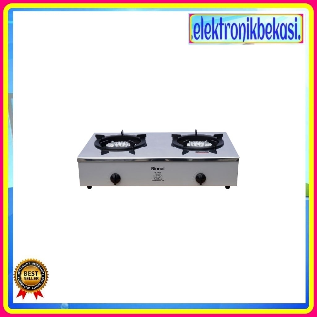 KOMPOR GAS RINNAI RI 2 RSPN / KOMPOR GAS RINNAI 2 TUNGKU / RINNAI LOW PRESSURE 2 TUNGKU RI-2RSPN