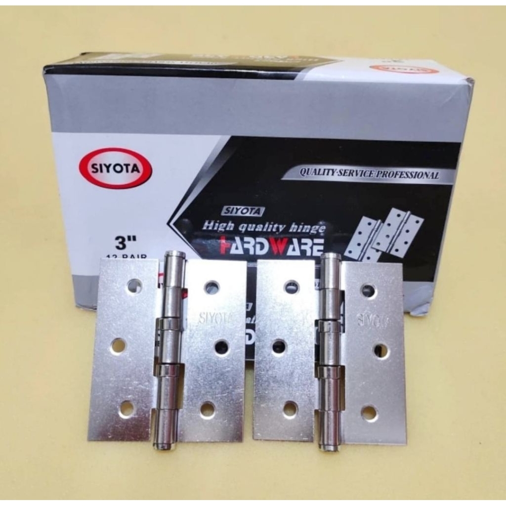 Engsel Plat Jendela 3" inch SIYOTA / Engsel Jendela Engsel Pintu 3 inch