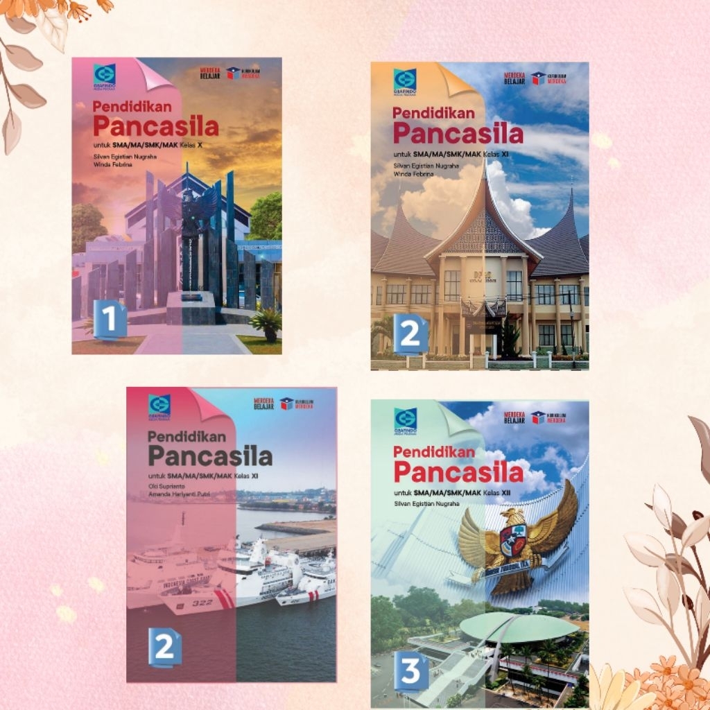 Buku PPKN SMA/MA/SMK kelas 10,11,12 Kurikulum Merdeka Grafindo