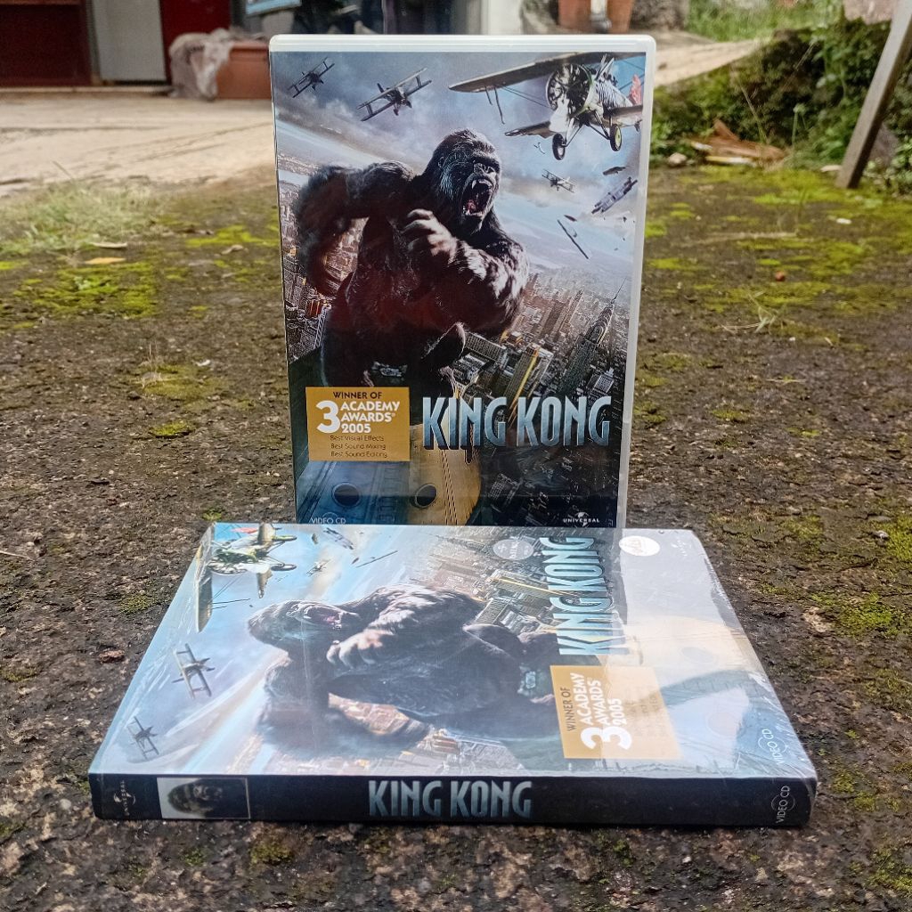 VCD King Kong Jack Black (2005) 3 Disc Teks Indonesia Original Universal Pictures VideoCD