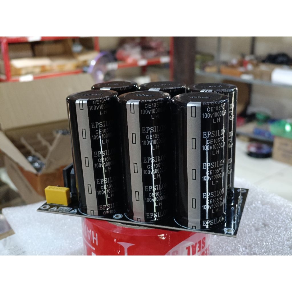 Psu class AB 6 elco 100v 10000uf EPSILON LH kualitas super original