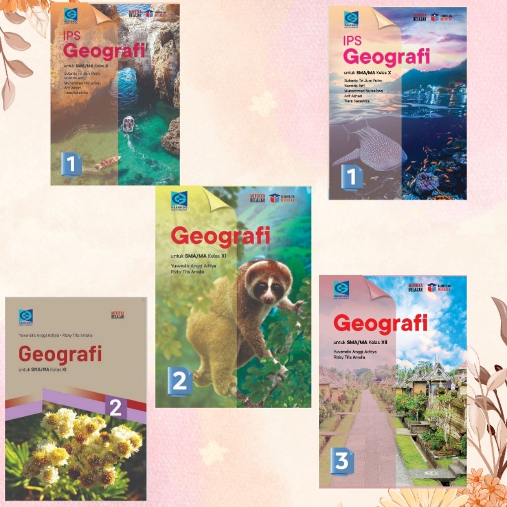 Buku Geografi  SMA/MA kelas 10-12 Kurikulum Merdeka Grafindo