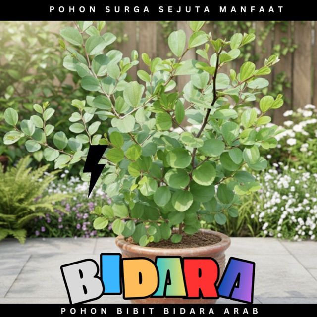 POHON BIDARA ARAB ASLI 30-40 cm Bibit pohon bidara arab