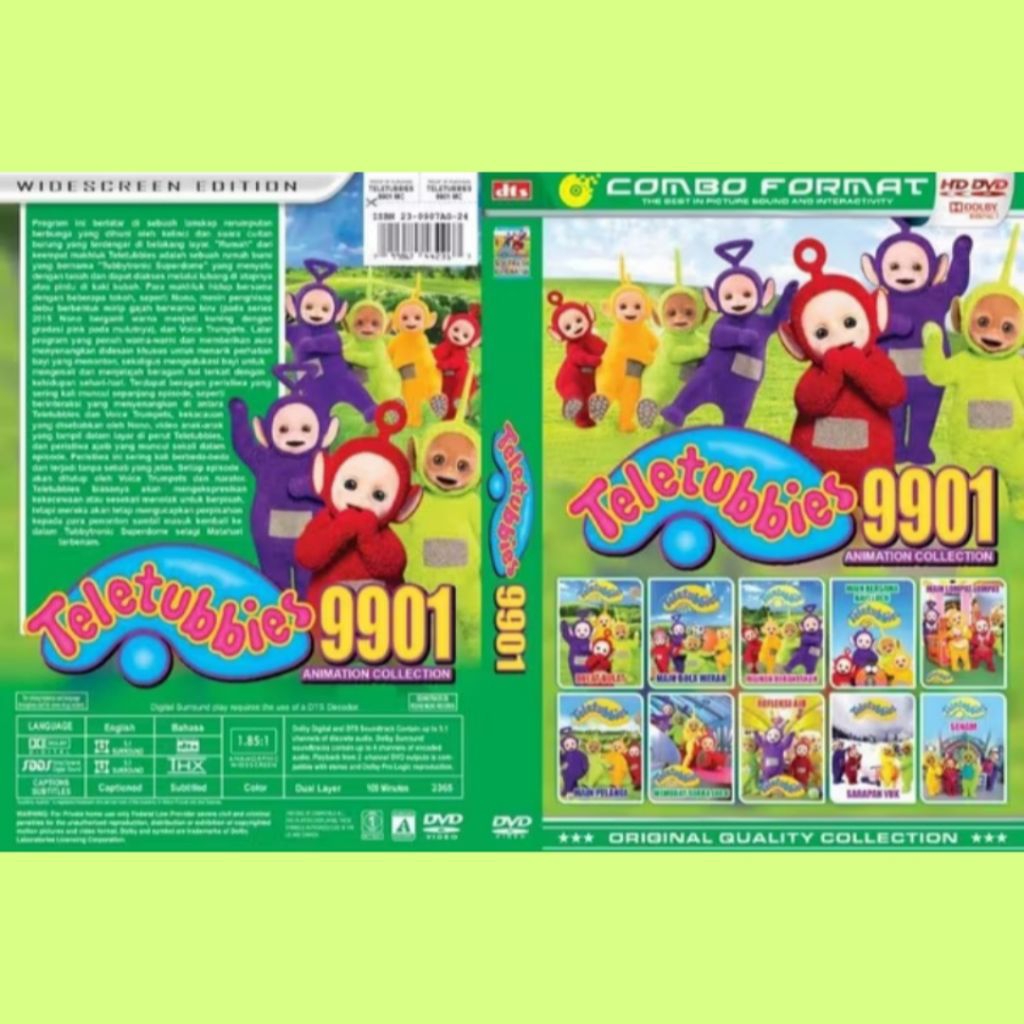 Kaset Koleksi Film Kartun Anak Teletubbies 9901
