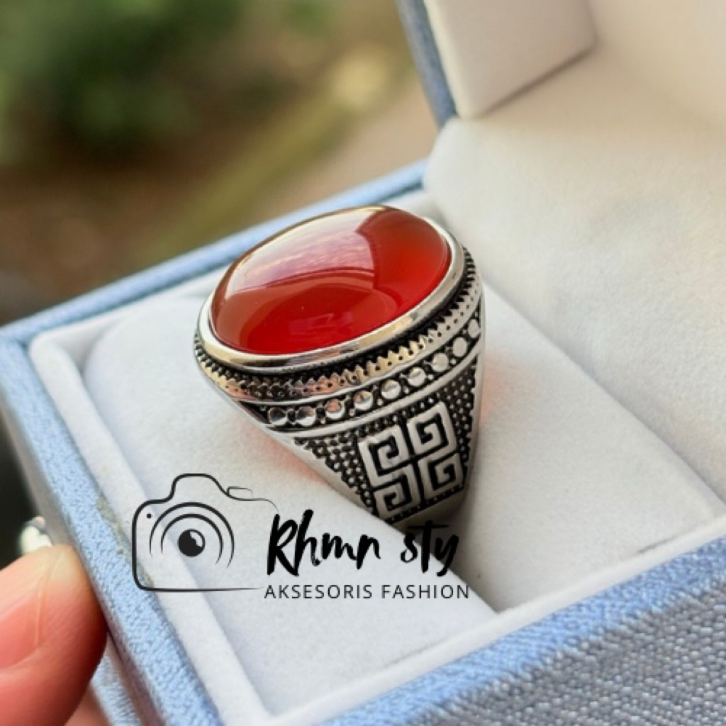 cincin batu akik Sulaiman madu keren