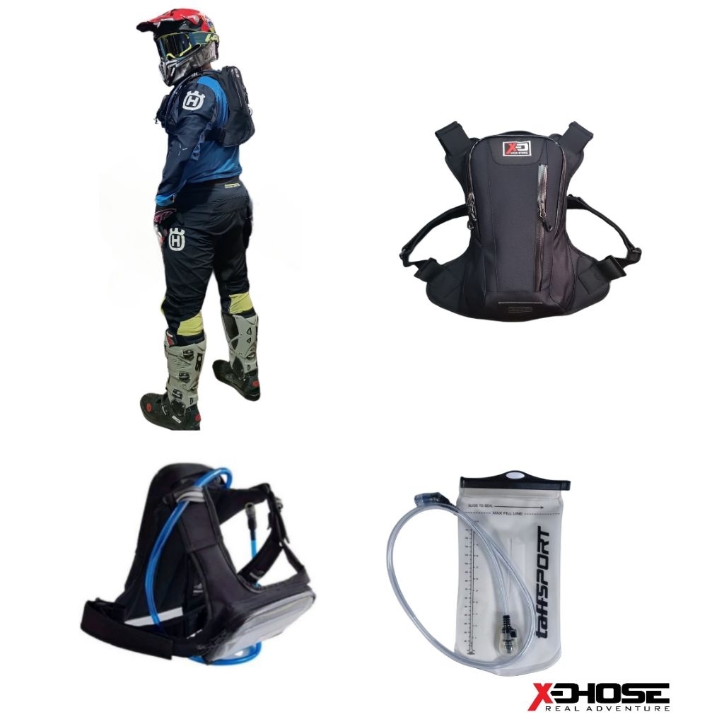 Tas Trabas Ransel Pria Hydropack Chest Bag Xdhose Trail Adventure Phone Pocket Anti Air
