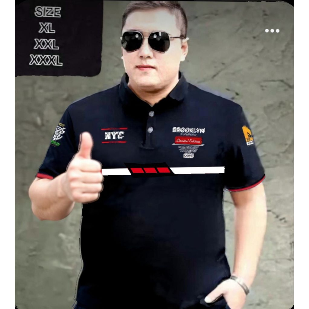 Kaos kerah kaos polo  XXL , 3XL ,4XL, 5XL