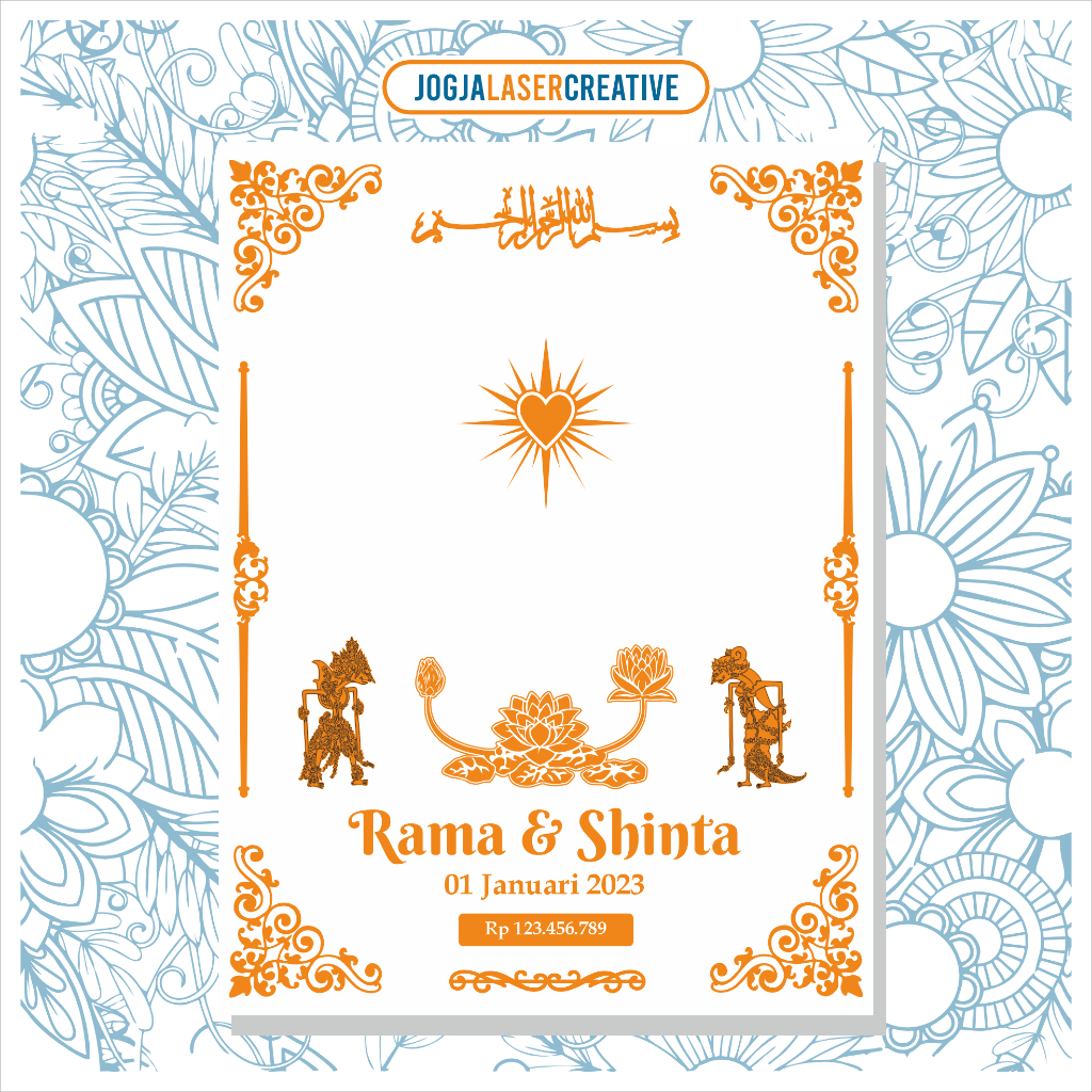 Isian Mahar Psht Pshw Ikpsi Pagar Nusa Persatu Wayang Bahan Akrilik Gold Silver Rosegold