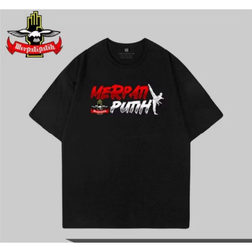 Kaos Distro MERPATI PUTIH Desain Merah Putih Kaos T-shirt Unisex