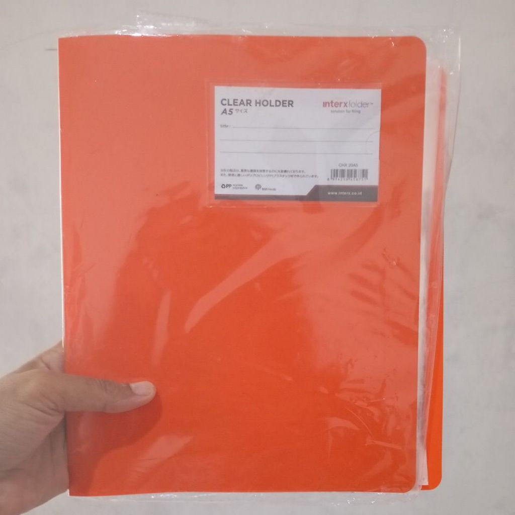 Clear Holder A5 20 lembar interx