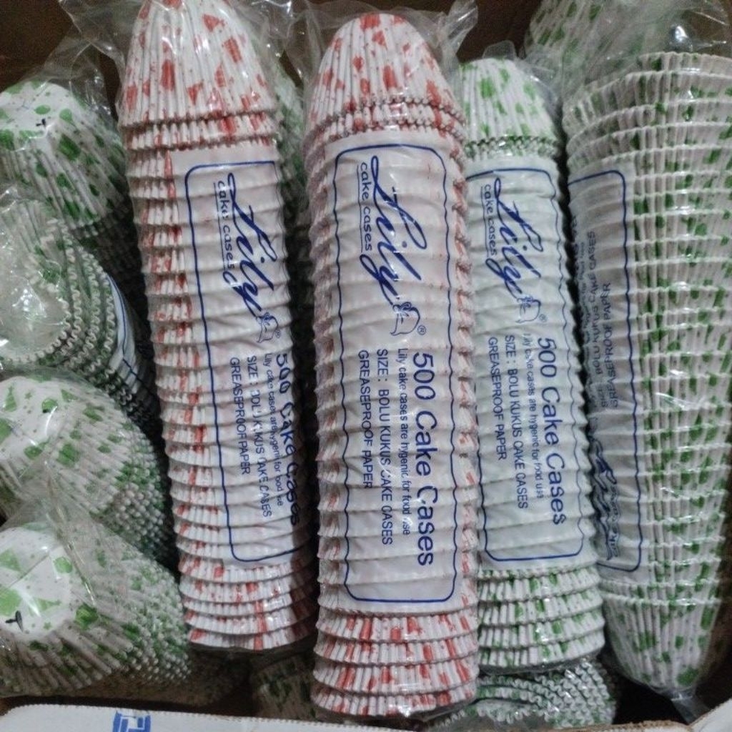 Kertas Cup Kue Motif Cup kue bolu kukus/kue lainnya