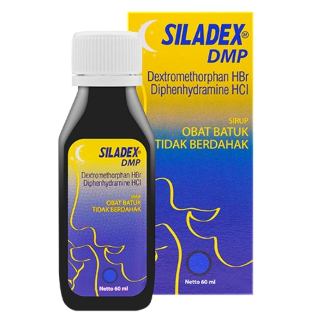 SIRUP BATUK TIDAK BERDAHAK / SILADEX DMP KUNING 60ML