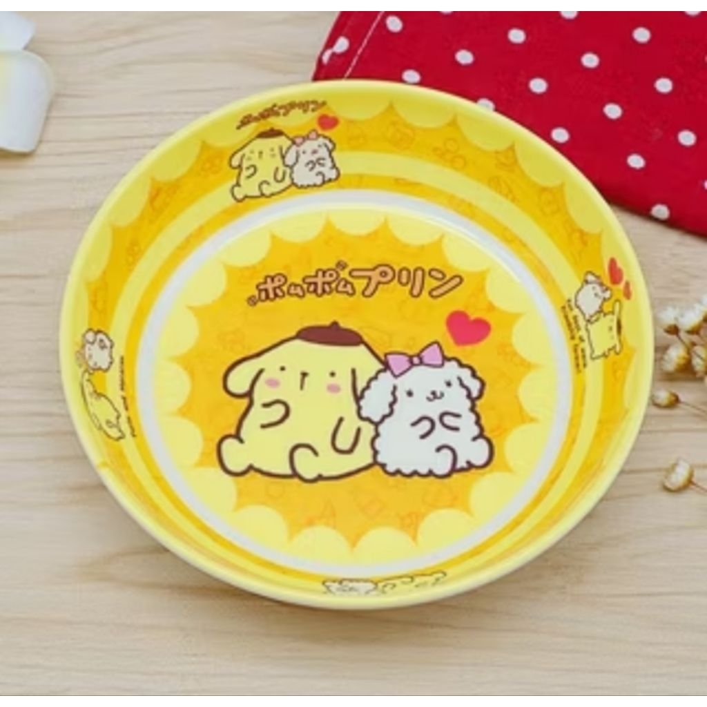 Piring pompurin piring melamin karakter pompurin lucu