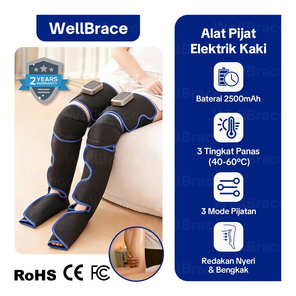 Pijat Betis Elektrik Dan Paha Alat Pijat Kaki Elektrik Multifungsi Terapi Tekanan Udara Leg Massager