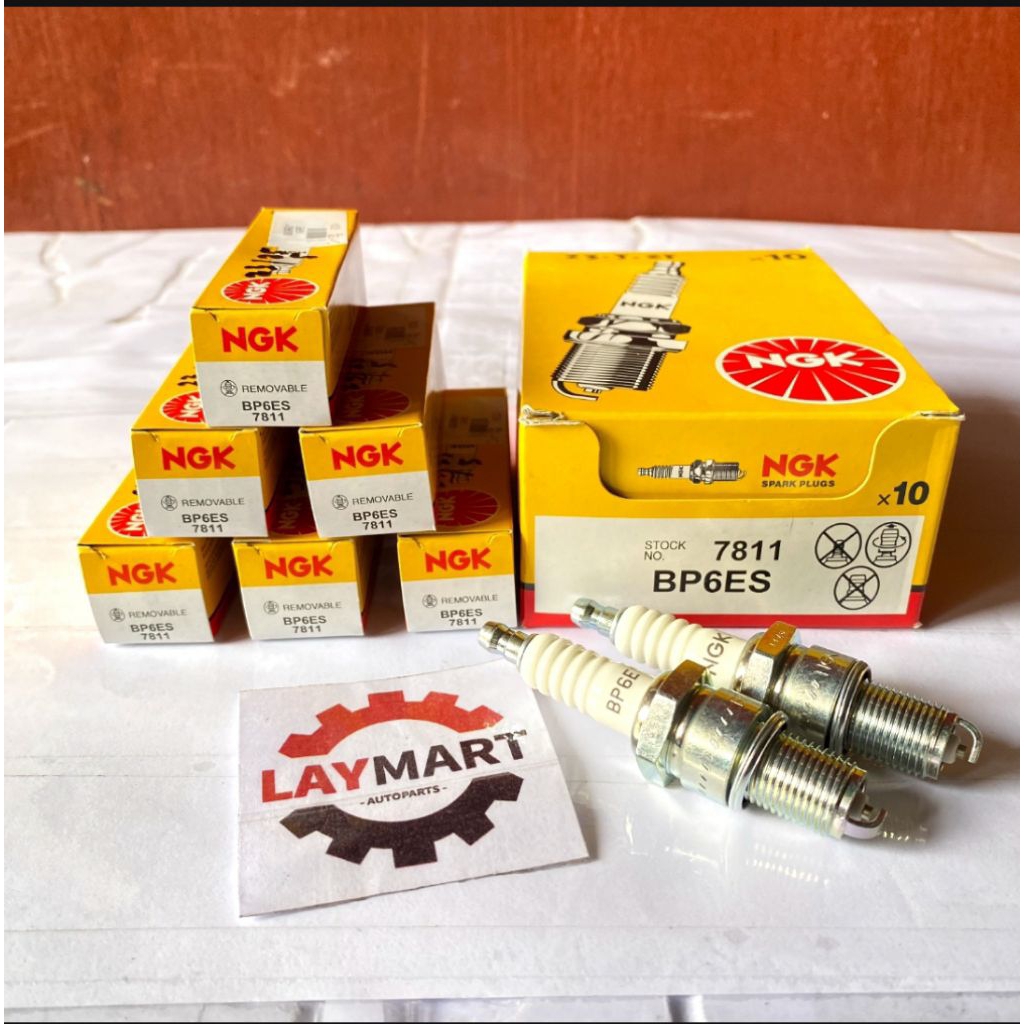 BUSI BP6ES NGK untuk mobil T120ss-Carry -Eterna-Ford laser-Nissan terano-Escudo-