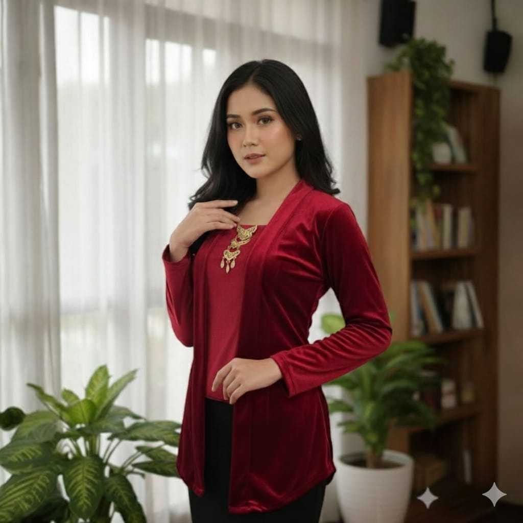 KEBAYA BLUDRU POLOS KUTU BARU // BAJU ADAT JAWA TERMURAH // TERLIHAT ELEGAN