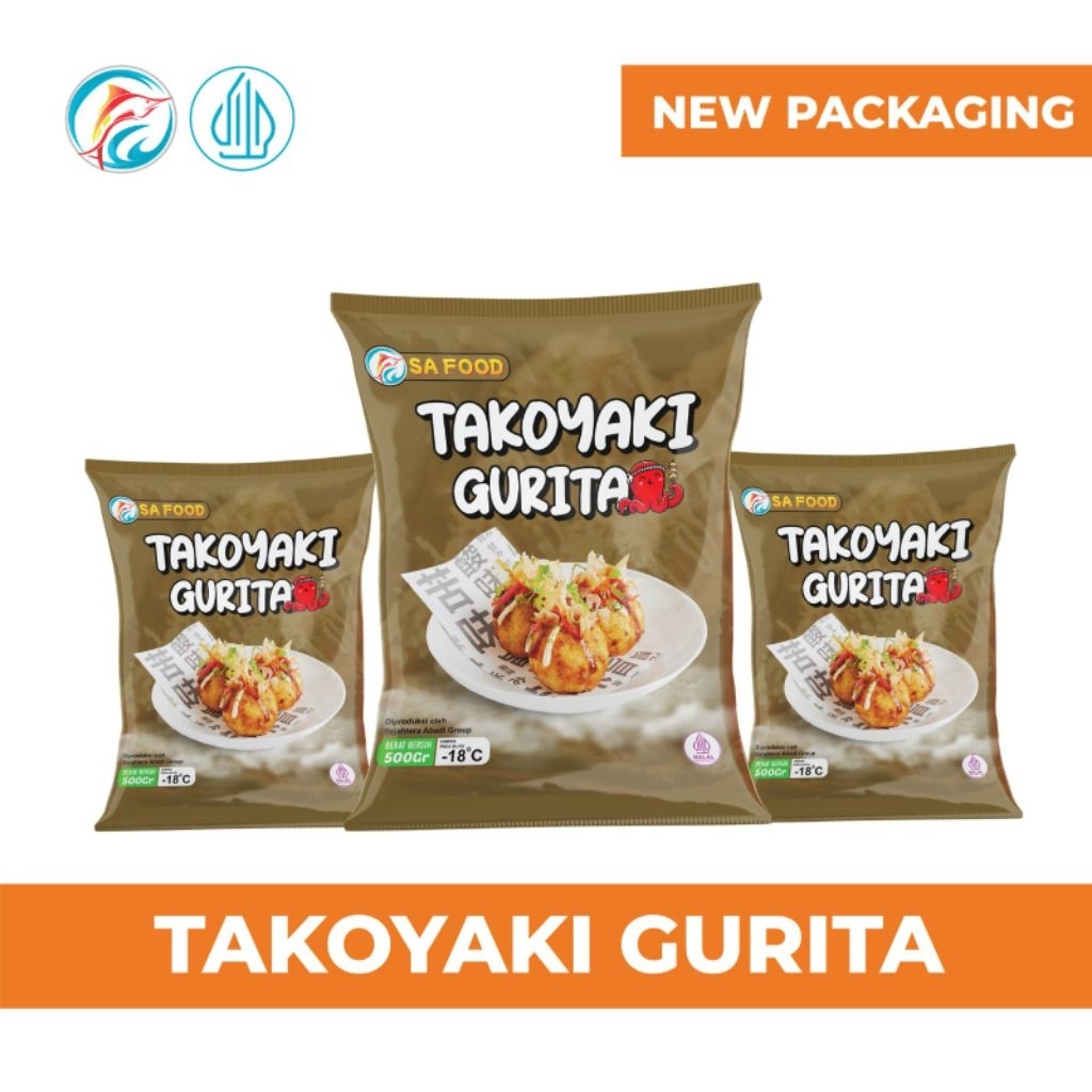 Takoyaki Frozen Gurita 25 pcs | Cemilan Frozen Food | Isi Gurita Asli | 25 butir