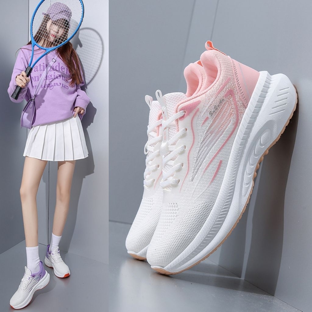 Sepatu Sekolah Dewasa Terbaru 2026 Sepatuu Olaharaga Wanita Sneakers Sepatu Cewek Sekolah Sma Sneake
