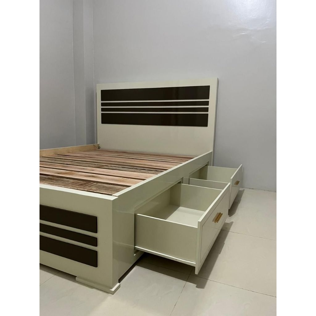 Kamar set dipan kayu berlaci kasur bigdream 180x200