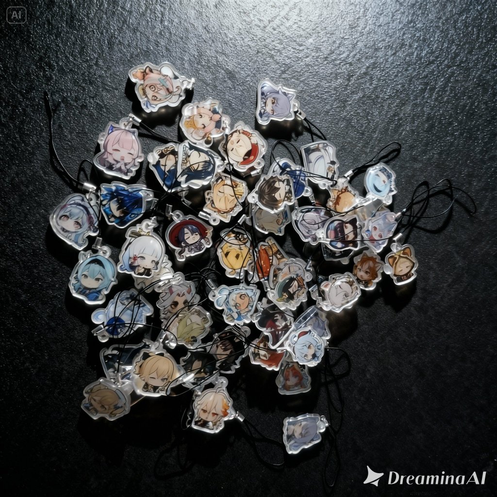 gantung hp genshin impact / acrylic strap genshin impact