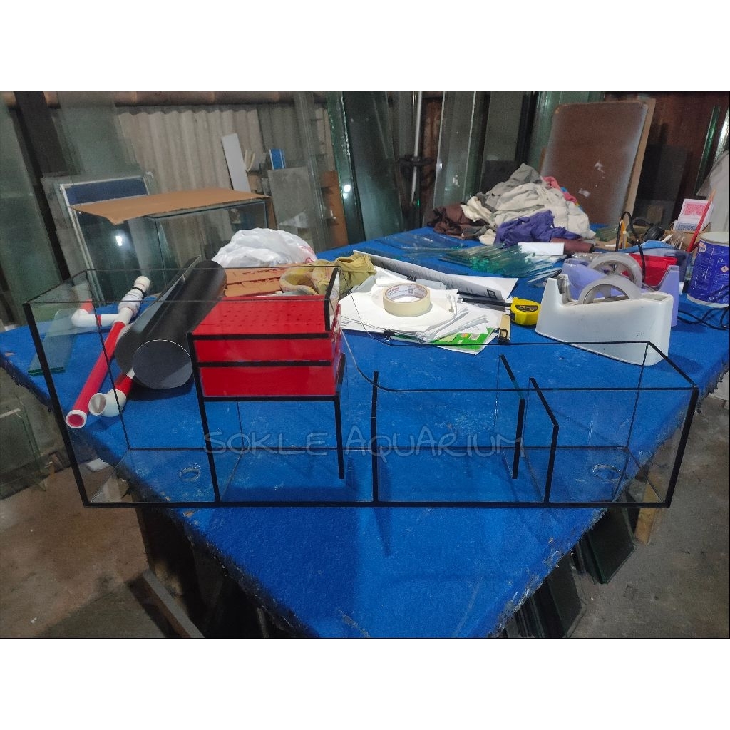 top filter china style 50cm | top filter wetdry | laci acrylic 2 susun