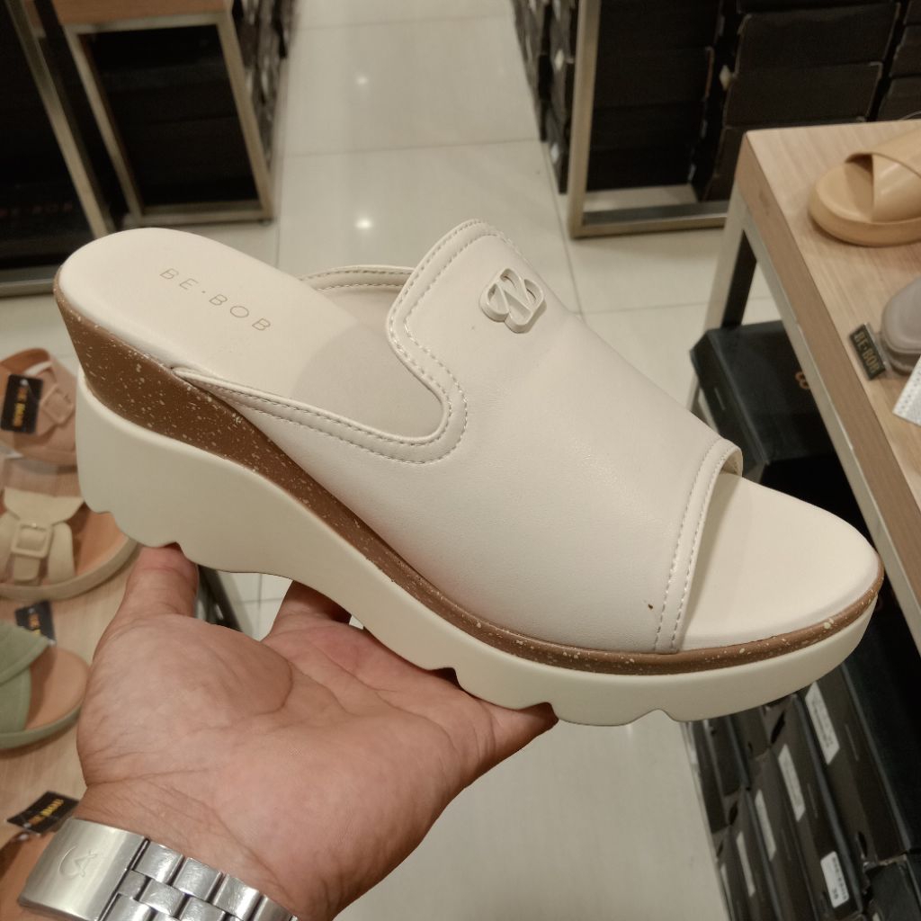 BE BOB SANDAL WEDGES CANTIK WANITA ORIGINAL
