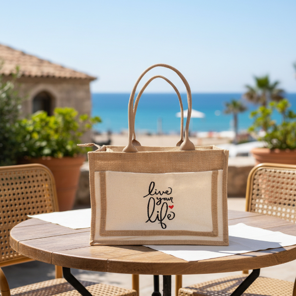 Tas Goni Laminasi / Tas Karung Goni Laminasi / Jute Bag - ON CANVAS II