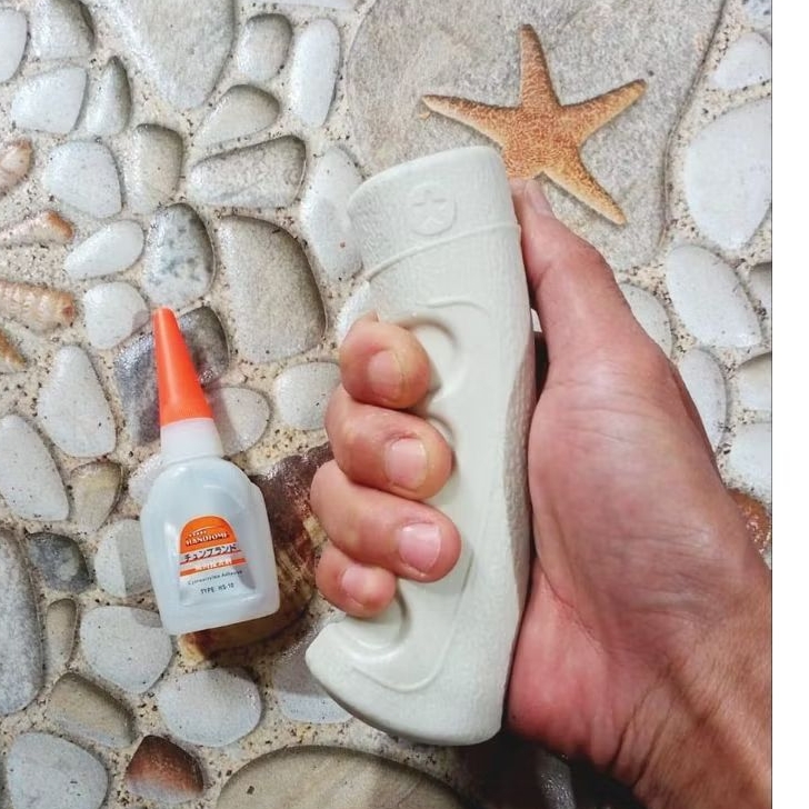 GAGANG GOLOK + LEM / gagang golok gagang golok plastik gagang golok siap pakai / GAGANG GOLOK MURAH 