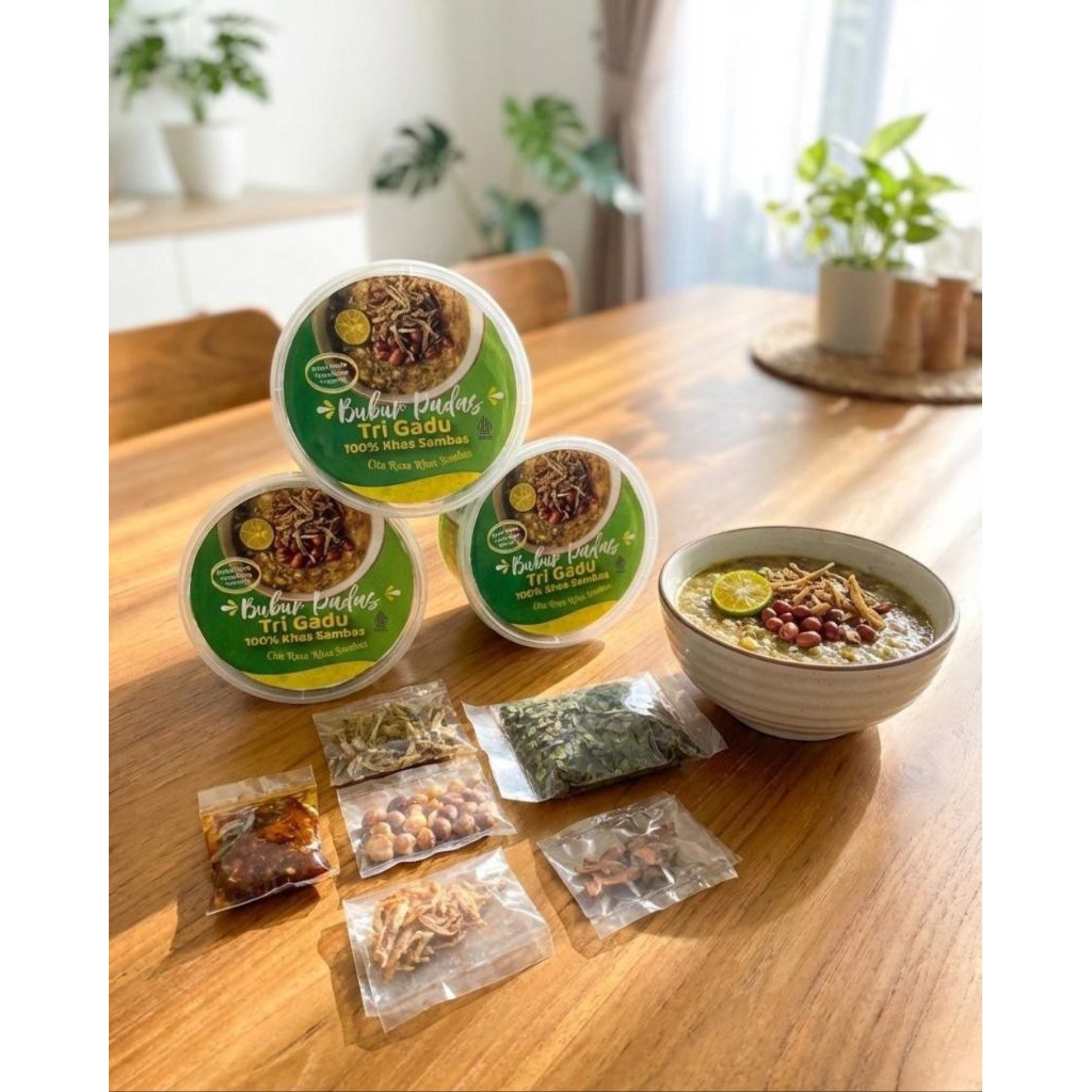 BUBUR PEDAS INSTAN SAMBAS, TRI GADU - KALIMANTAN BARAT