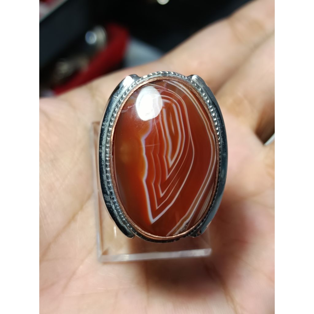 akik sulaiman merah motif