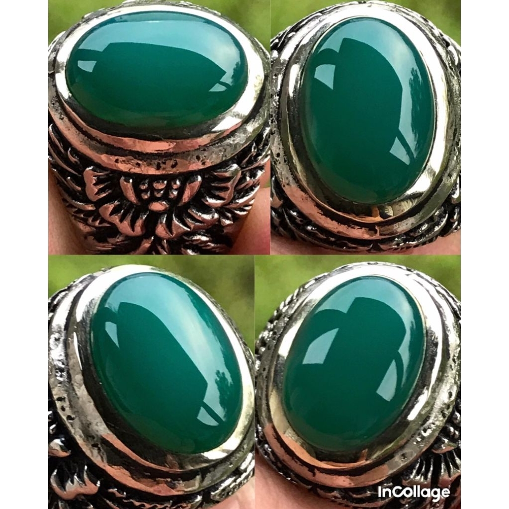 GREEN CHRYSOPRASE IJO GARUT OHEN AJIB SUPER