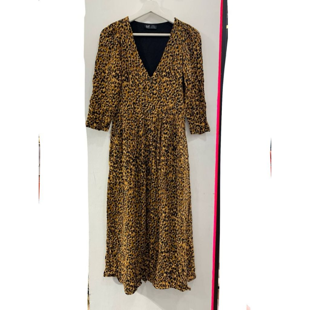 ZARA Leopard Print Dress