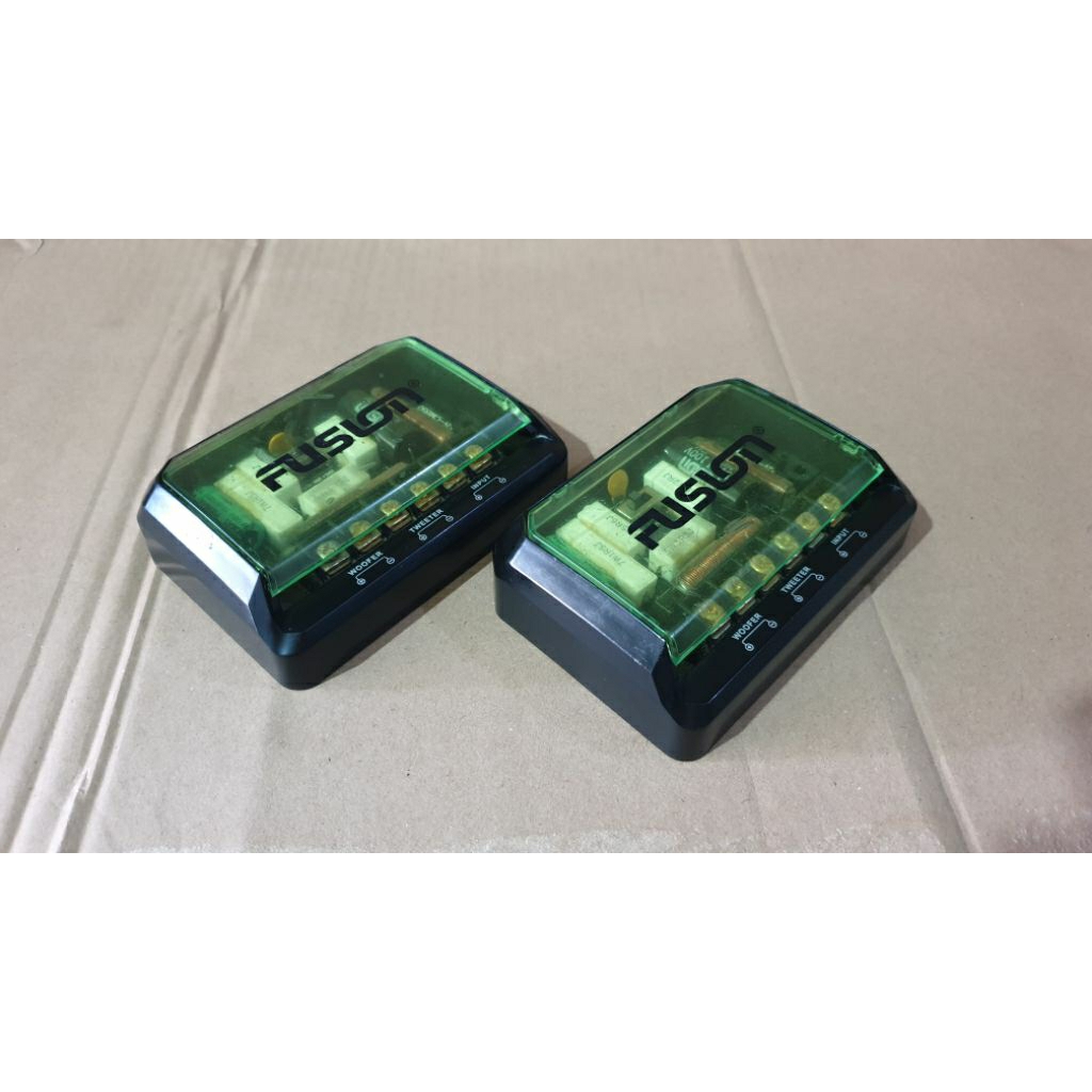 1pasang crossover pasif 4ohms 2way fusion second bekas normal siap pakai