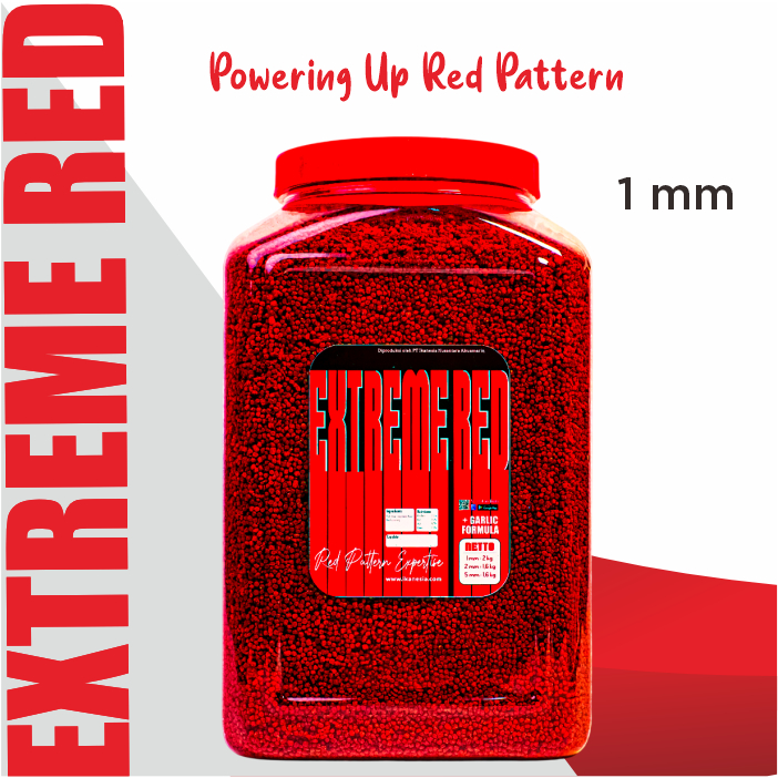 Pelet Ikan Mas Koki Koi Extreme Red Mega Size IKANESIA