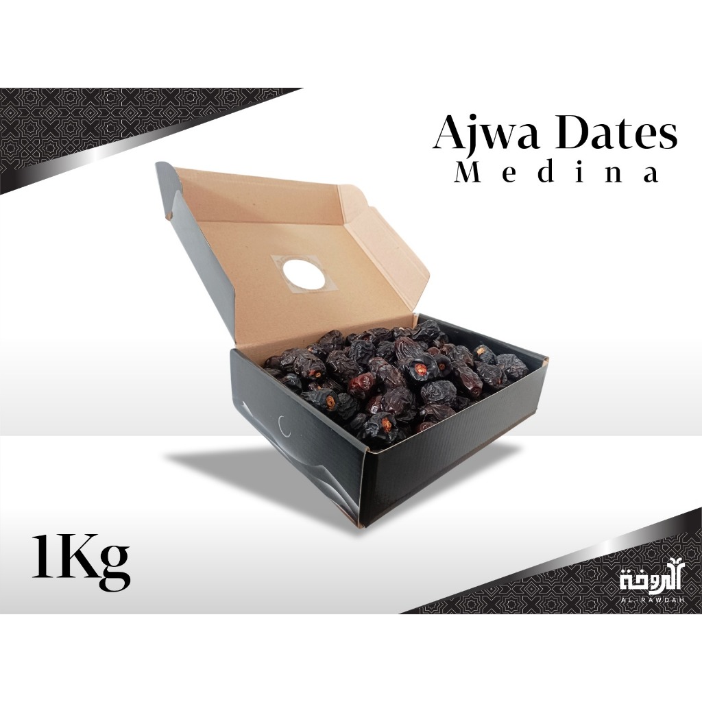 Kurma Ajwa Rawdah | Kurma Ajwa 1Kg | Ajwa Rawdah 1Kg | Ajwa Exclusive | Ajwa Madinah