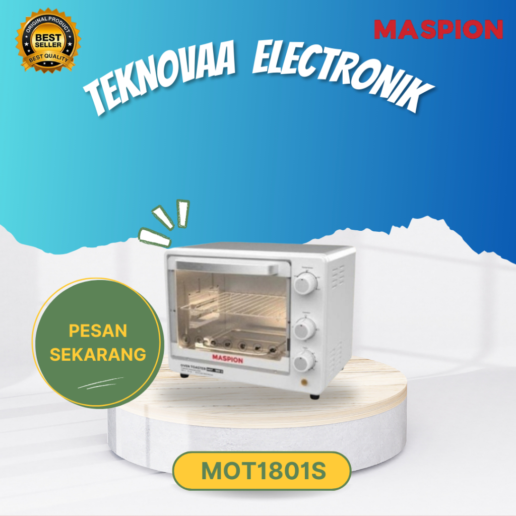OVEN TOASTER MASPION MOT 1801 S OVEN ELECTRIC/MOT1801S/MOT1801 S/MOT 1801S/MOT-1801/MOT-1801S/OVEN L