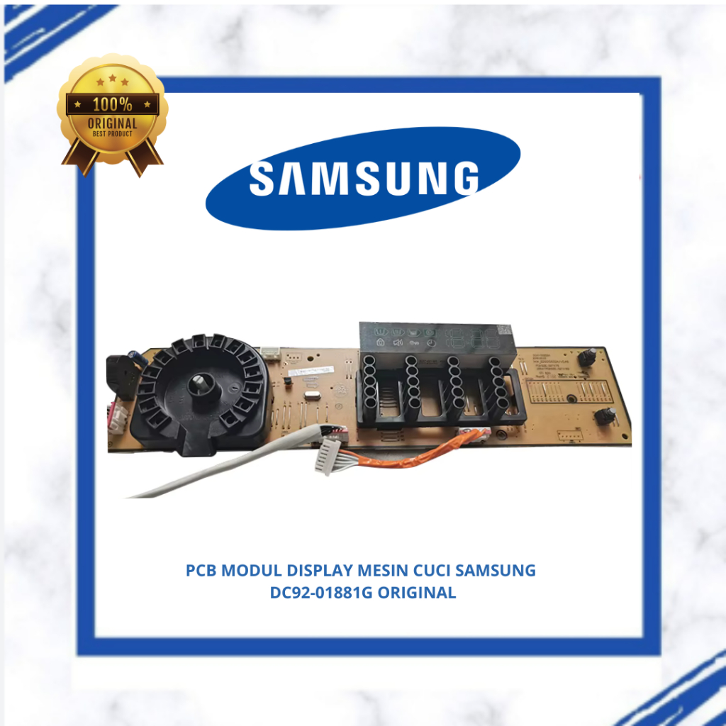 PCB MODUL DISPLAY MESIN CUCI SAMSUNG DC92-01881G WW75K5210YW ORIGINAL