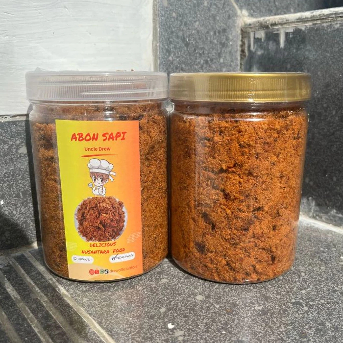 Abon Sapi Asli Uncle Drew Rasa Gurih Pedas Manis