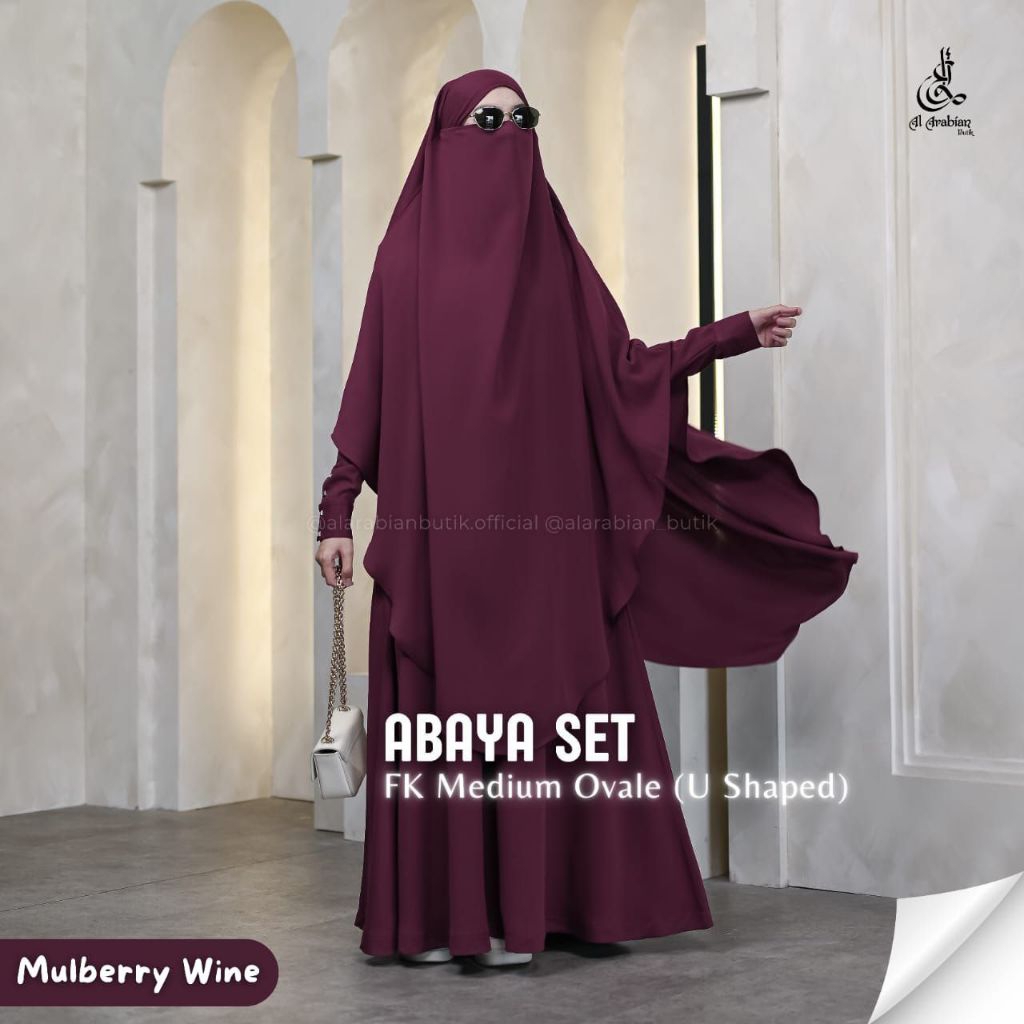 ABAYA DOUBLE SET FK MEDIUM - ABAYA AL ARABIAN - ABAYA SYARI