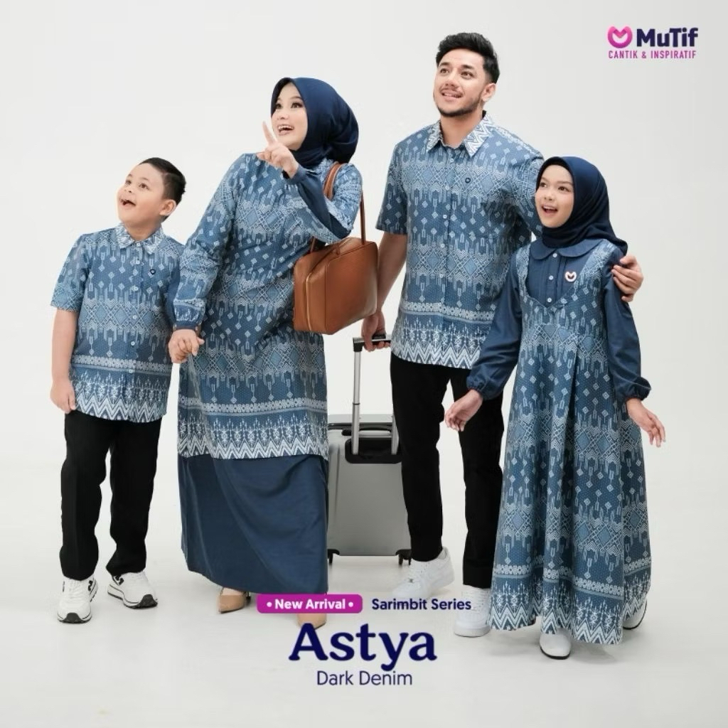 MUTIF ASTYA DARK DENIM SARIMBIT SERIES NEW ARRIVAL