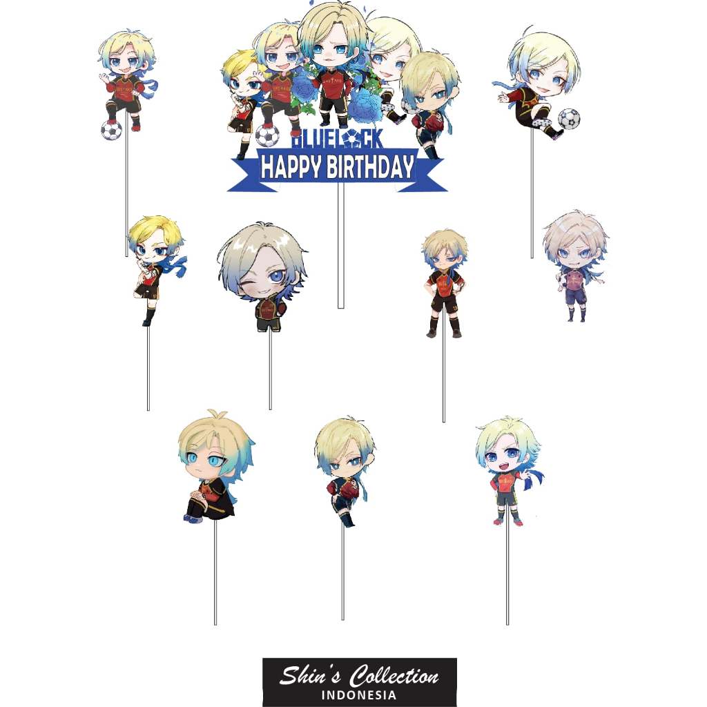 Cake topper Michael Kaiser Blue Lock