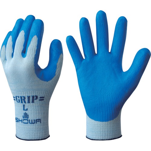 SHOWA Nitrile Rubber Backless Gloves No. 360 Strong Grip Blue Size L NO360-L